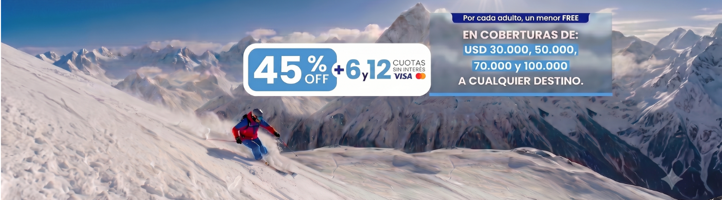 Omint Assistance: 40% OFF en asistencia al viajero, 6 y 12 cuotas sin interés.