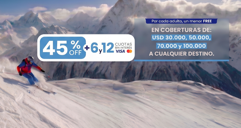 Omint Assistance: 40% OFF en asistencia al viajero, 6 y 12 cuotas sin interés.