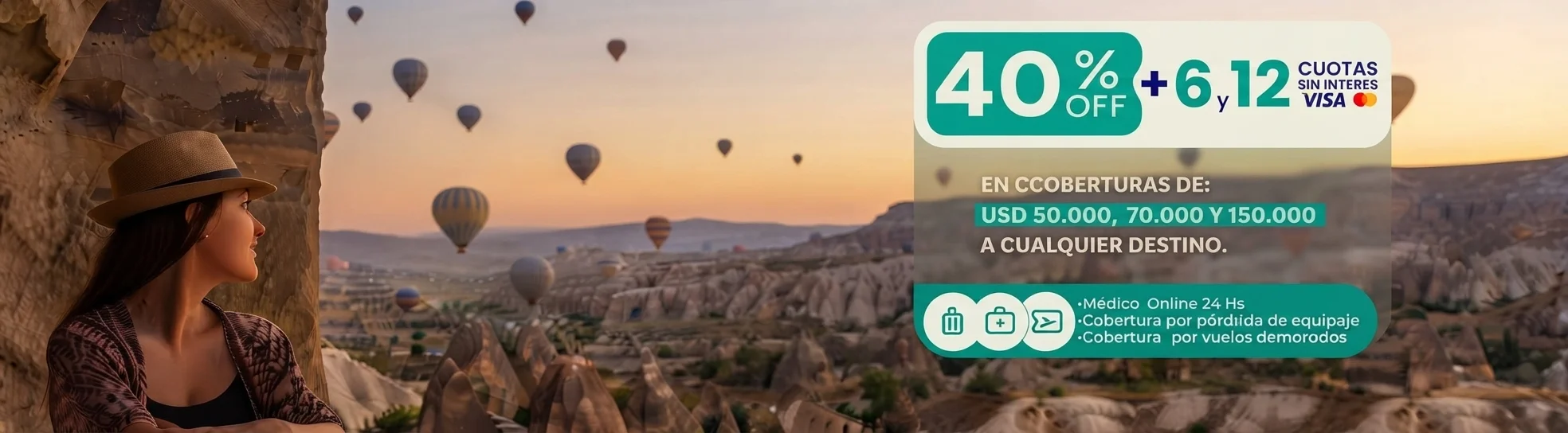 Omint Assistance: 40% OFF en asistencia al viajero, 6 y 12 cuotas sin interés.