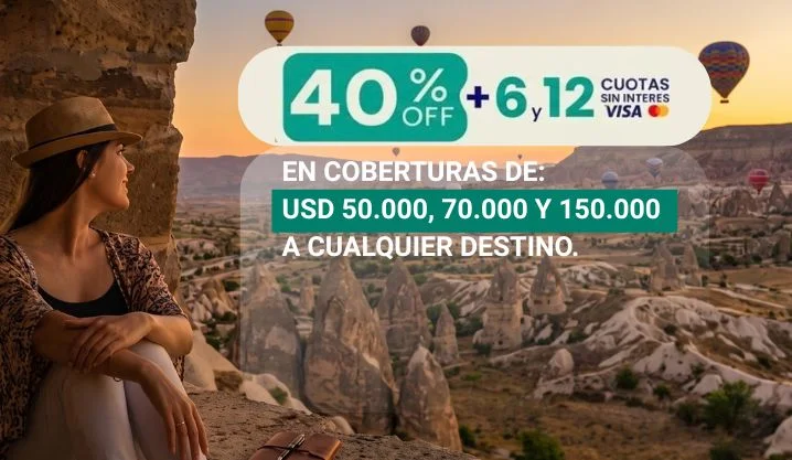 Omint Assistance: 40% OFF en asistencia al viajero, 6 y 12 cuotas sin interés.