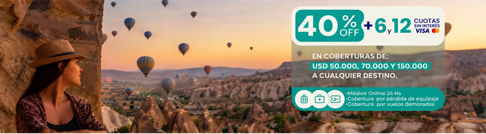 Omint Assistance: 40% OFF en asistencia al viajero, 6 y 12 cuotas sin interés.