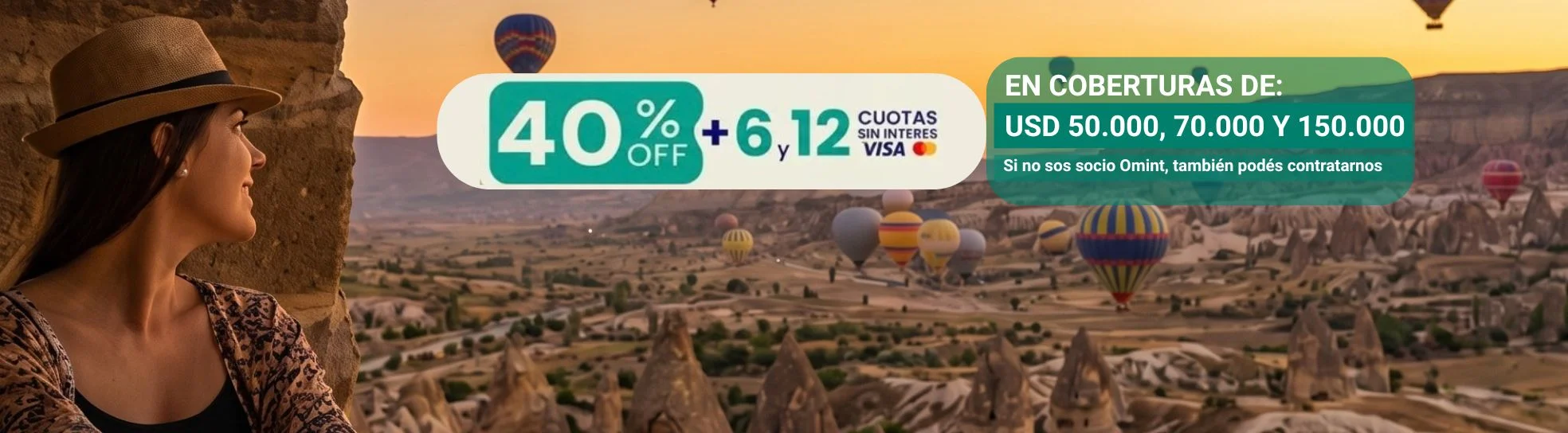 Omint Assistance Cybermonday: 50% OFF en asistencia al viajero, del 02 al 08 de noviembre, 6 y 12 cuotas sin interés.